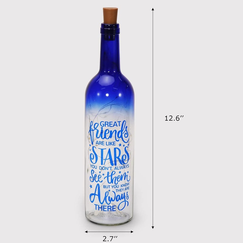 MOREDOTS Christmas Gifts for Women - Best Friends Gifts 2025 - Wine Bottle Lights with Cork - Light Up Lamp Decor for Home Decorations - Birthday Friendship Unique Gift for Womens Men Sister Girls Boys Adults - Image 4